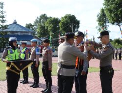 Polres Humbang Hasundutan Gelar Pasukan Operasi Patuh Toba 2024