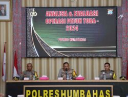 Polres Humbang Hasundutan Gelar Latpraops Patuh Toba 2024