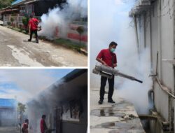 Cegah Penyakit DBD Rutan Tarutung Gandeng Puskesmas Hutabaginda Tapanuli Utara Gelar Fogging