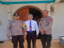Polsek Laguboti Pengamanan Ibadah Minggu Kasih Di Gereja