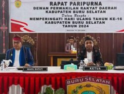 Paripurna Hut Bursel Ke – 16, Wabup Paparkan Capaian Kinerja Pemda