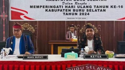 Paripurna Hut Bursel Ke – 16, Wabup Paparkan Capaian Kinerja Pemda