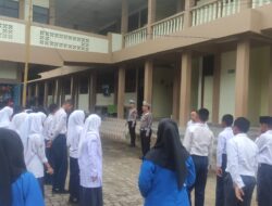 Ajak Pelajar Tertib Berlalu Lintas, Personil Sat Lantas Polres Sibolga, Goes To School