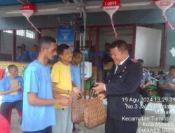 Rangkaian Penyerahan Hadiah HUT RI Ke- 79 Kalapas Radi Setiawan Motivasi Warga Binaan