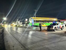Patroli Blue Light Pantau Keamanan Di Malam Hari Jelang PON XXI Aceh – Sumut Di Toba
