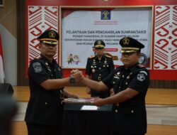 Tapianus Antonio Barus Resmi Dilantik Sebagai Kepala Lapas Kelas IIA Manado