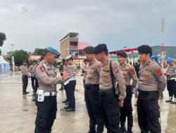 Propam Polres Toba Cek Personil Pengamanan PON XXI