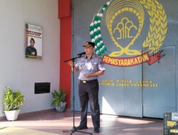 Kalapas Kelas IIA Manado Tapianus Antonio Barus Tekankan Disiplin Dalam Tugas Dan Tanggung Jawab