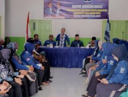 Rapat Konsolidasi Pengurus DPC dan DPAC Partai Demokrat.