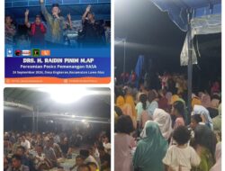 Paslon “RASA” Resmikan Posko di Kecamatan Lawe Alas.