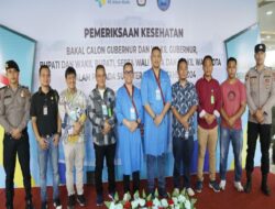 Polres Toba Laksanakan Pengamanan Ketat Tahapan Pemeriksaan Kesehatan 3 Paslon Di Rumah Sakit Adam Malik Medan