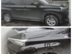 Mobil Anggota Komisioner Panwaslih Agara Cium Dinding Rumah Ibadah