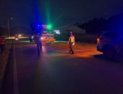 Patroli Blue Light Malam Hari Cegah Balap Liar Dan Aksi Kriminalitas Di Kabupaten Toba