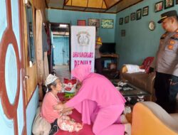 Polri Peduli Sesama, Polsek Habinsaran Berbagi Kasih Kepada Warga Kurang Mampu