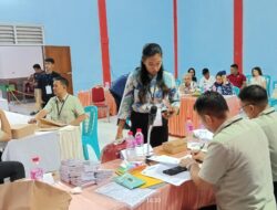 Antusias Warga Binaan Dalam Rangka Pesta Pilkada Propinsi Sulawesi Utara