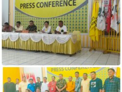Terpilih Sebagai Bupati, Paslon SAH Lakukan Konferensi Pers