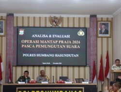 Persiapan Pengamanan Natal Dan Tahun Baru, Polres Humbahas Gelar Rapat Koordinasi Lintas Sektoral