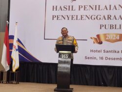 Polres Humbang Hasundutan Raih Penghargaan Juara 1 Dalam Pelayanan Publik Oleh Ombudsman RI Di Akhir Tahun 2024