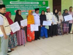 297 Warga Kecamatan Bambel Terima Zakat Infaq Dan Sedekah Dari Baitul Mal