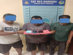 Sat Narkoba Polres Agara Lakukan Penangkapan Tiga Tersangka Narkotika