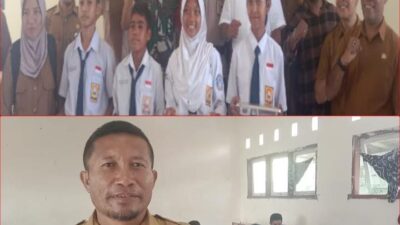 Gelar MBG, Kepsek SMPN 01 Namrole Said Buton Dukung Program Presiden Prabowo