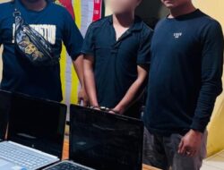 Unit Reskrim Polsek Lumban Julu Berhasil Tangkap 2 Pelaku Pencurian Laptop