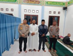 Kapolres Humbahas Silaturahmi Dengan Jamaah Masjid Taqwa