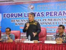 Buka Forum RKPD 2026, Wabup Taput Pesankan Pentingnya Kolaborasi Dan Bukan Hanya Seremonial