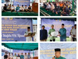 Berkah Idul Fitri, 85 orang Narapidana Rutan Kelas IIB Tarutung Mendapatkan Remisi Khusus (RK) Idul Fitri 1446 H Tahun 2025