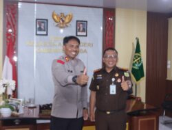 Pererat Koordinasi, Kapolres Toba AKBP V.J Parapaga Silaturahmi Ke PN Balige Dan Kajari Toba