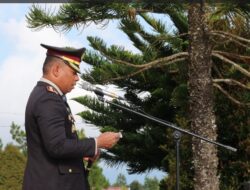 Kapolres Humbahas Pimpin Upacara Harkitnas Ke- 117, Bangkit Bersama Wujudkan Indonesia Kuat