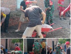Peduli Warga Binaaan, Serda Ichsan Terjun Lansung Bantu Rehab Rumah