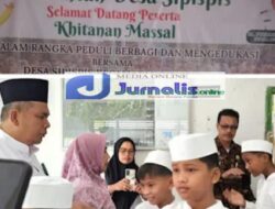 Pemerintahan Desa Sipispis Menggelar Kegiatan Khitanan Massal