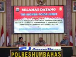 Tim Bidkum Polda Sumut Sosialisasikan Penegakan Hukum Di Era Digital Di Polres Humbahas