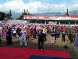 Masyarakat Aceh Tenggara Berbondong – Bondong Hadiri Senam Jantung Sehat