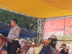 Jelang HUT Aceh Tenggara, Dirlantas Polda Aceh Hadiri Deklarasi Perang Terhadap Narkoba Di Agara