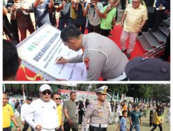 Dirlantas Polda Aceh Hadiri Apel Kampanye Keselamatan Berlalu Lintas Di Aceh Tenggara