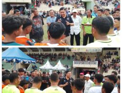 PS SMK Negeri 1 Kutacane Bantai PS SMA Negeri 1 Badar, Bupati Aceh Tenggara Berikan Arahan