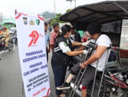 Sambut Hari Bhayangkara Ke 79, Polres Toba Gelar Pemeriksaan Kesehatan Gratis