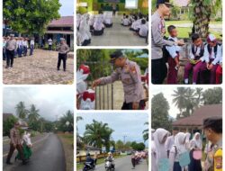 Tahun Ajaran Baru, Polres Kaur Laksanakan 10 Commander Wish Kapolda Bengkulu, Sambangi Sekolah Sampaikan Pesan Kamtibmas