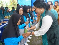 Ketua TP PKK Taput Monitoring Di Desa Setia, Pesankan Kader Inovastif Dan Harus Aktif Bekerja Bukan Sebatas Penilaian