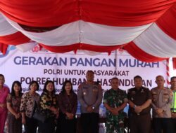Polres Humbang Hasundutan Bersinergi Dengan Bulog Salurkan 20 Ton Beras SPHP Ludes Terjual