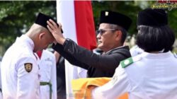 Bupati Nias Ya’atulo Gulo Kukuhkan PASKIBRAKA Kabupaten Nias Tahun 2025