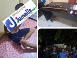 Opsnal Polsek Firdaus Amankan Maling Sawit Bersenpi Bersama Barang Bukti
