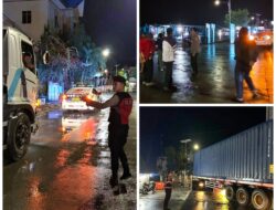 Polres Toba Laksanakan Pengamanan Kedatangan 7 Kontainer Logistik Aquabike