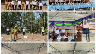 Dukung Asta Cita Presiden Dan Program Akselerasi Menteri Imigrasi Dan Pemasyarakatan, Rutan Tarutung Bersama Pemerintah Daerah Kabupaten Tapanuli Utara Tanam 500 Bibit Pohon Kelapa