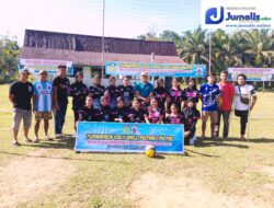 Dalam Memperingati HUT Desa Sungai Keruh Yang Ke- 107 Voli Ball Resmi Di Buka Kades Alifman ‎