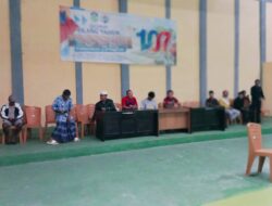 Turnamen Bulutangkis HUT Desa Sungai Keruh Ke-107 Resmi Di Buka Oleh Kades Alifman  ‎