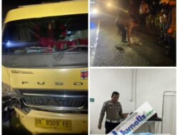 Truck Colt Diesel Hantam Pengendara Motor, 3 Kakak Beradik Tewas