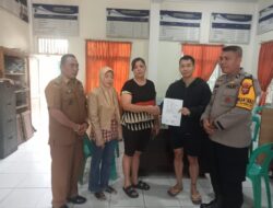 Polsek Rambutan Mediasi Cekcok Mulut Warga Terkait Pembuatan Marka Kejut